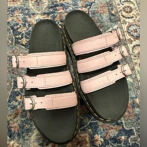 Pink Blaire slide sandals